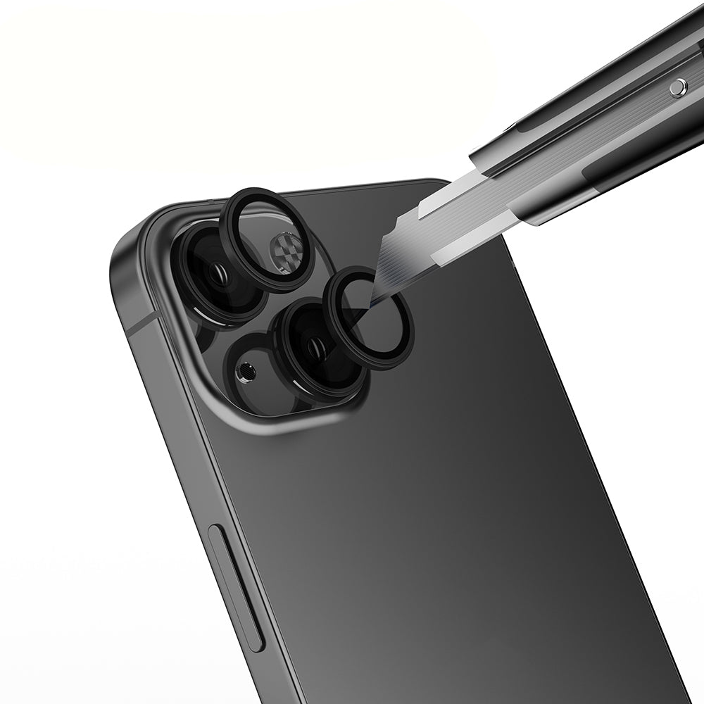 Apple iPhone 15 Plus Zore Micro Camera Lens Protector Silver 
