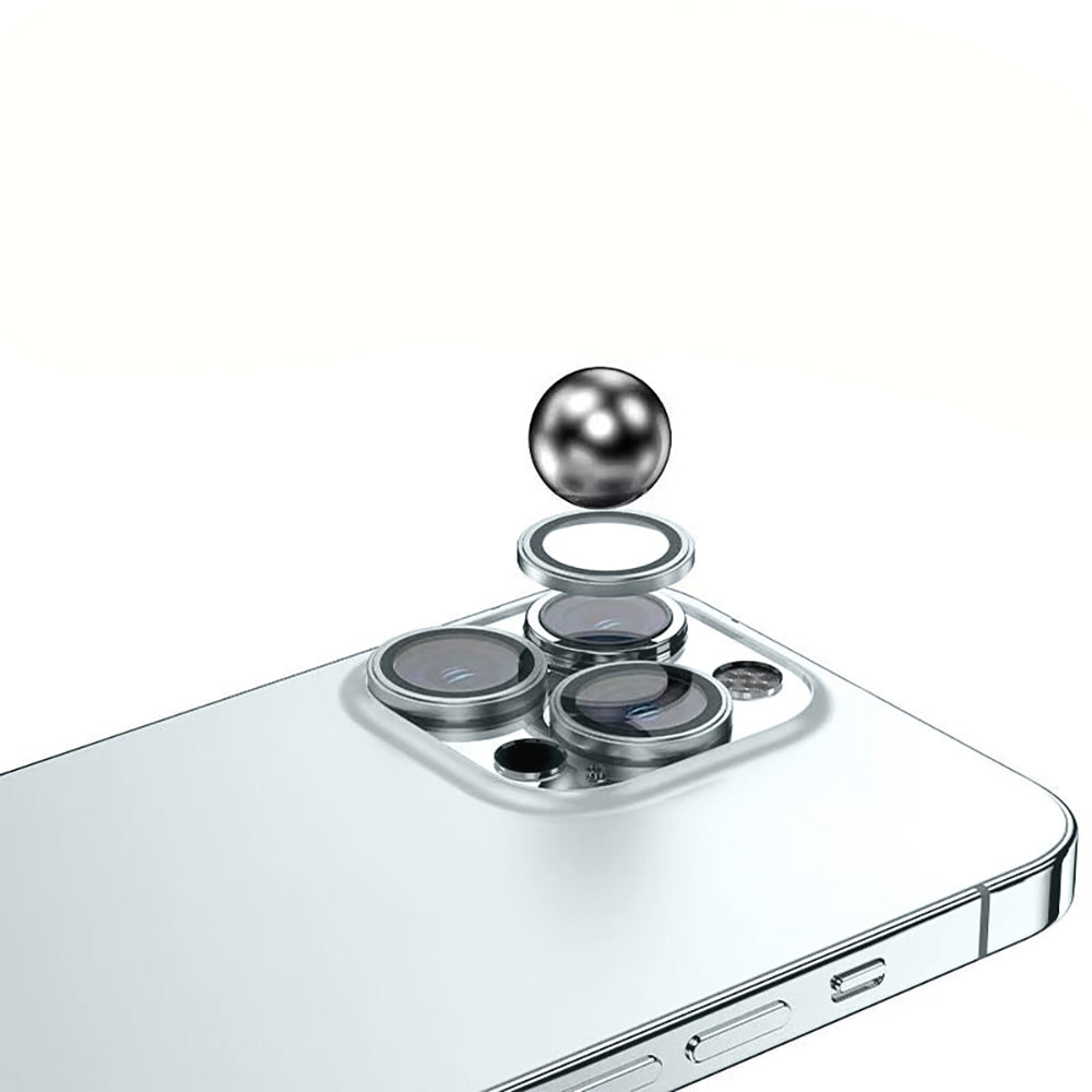 Apple iPhone 15 Plus Zore Micro Camera Lens Protector Silver 