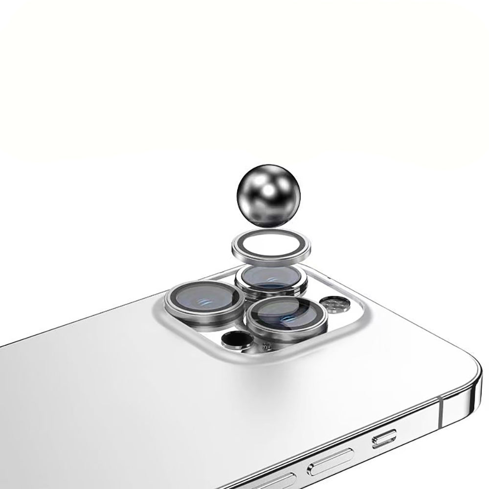 Apple iPhone 15 Plus Zore Micro Camera Lens Protector Silver 