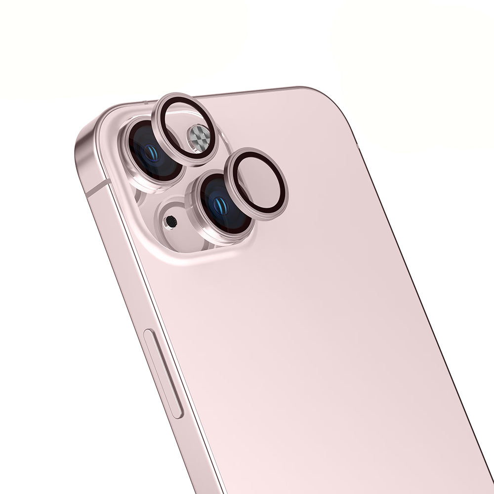 Apple iPhone 15 Plus Zore Micro Camera Lens Protector Rose Gold 