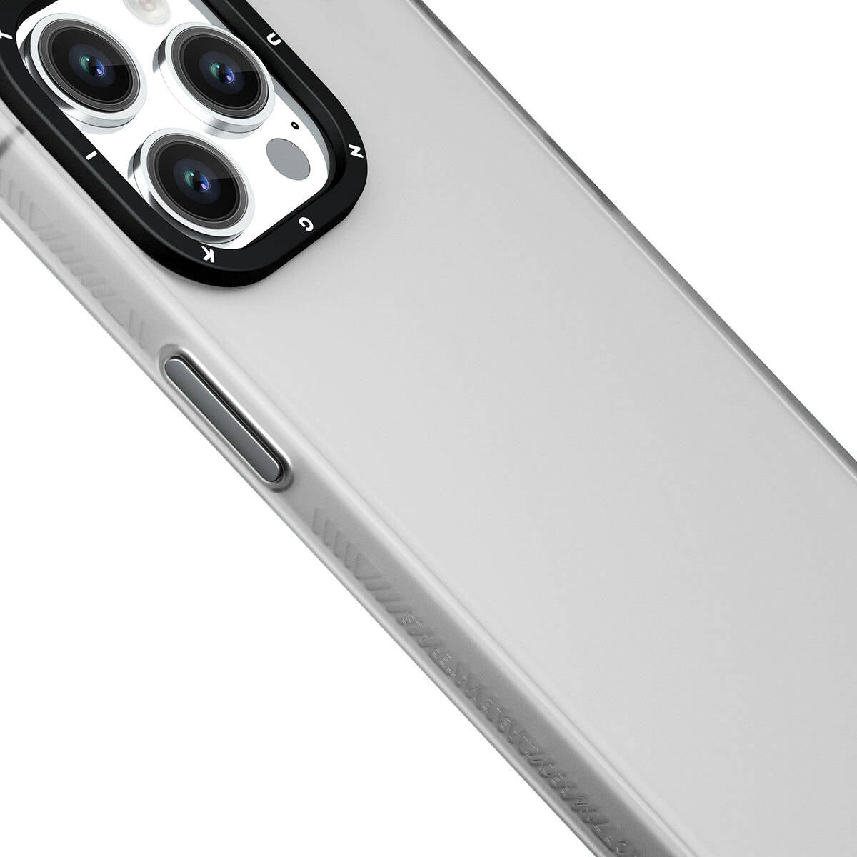 Apple iPhone 15 Pro Case Frosted Matte Design Youngkit Hidden Sand Series Cover Gray 
