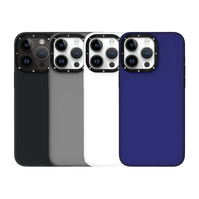 Apple iPhone 15 Pro Case Frosted Matte Design Youngkit Hidden Sand Series Cover Gray 