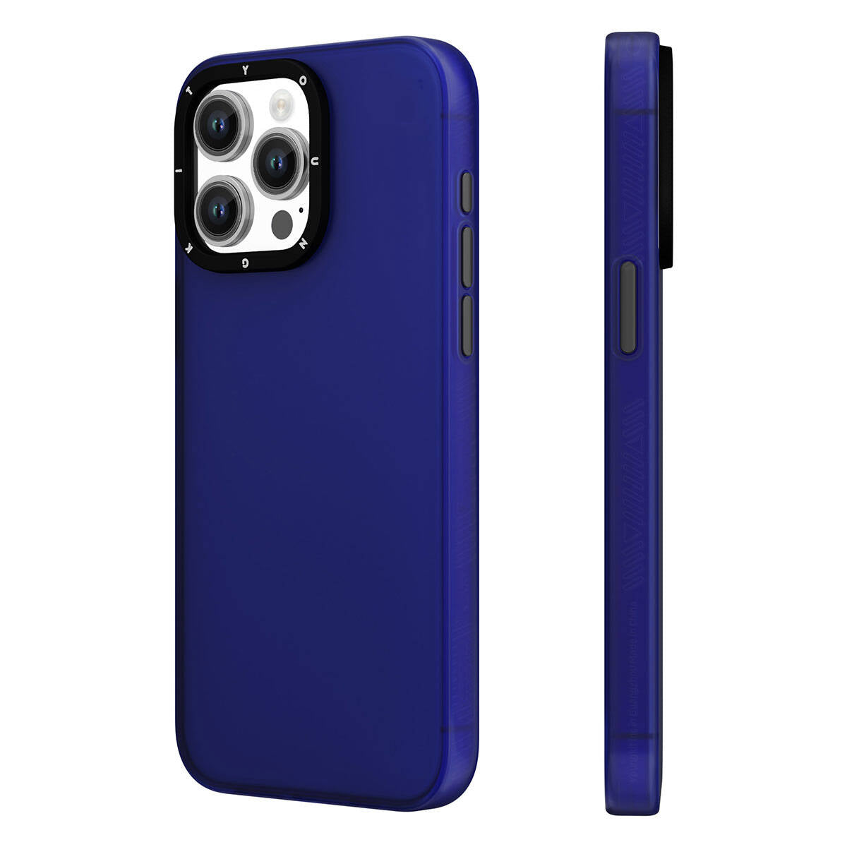 Apple iPhone 15 Pro Case Frosted Matte Design Youngkit Hidden Sand Series Cover Gray 