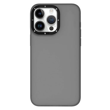 Apple iPhone 15 Pro Case Frosted Matte Design Youngkit Hidden Sand Series Cover Gray 