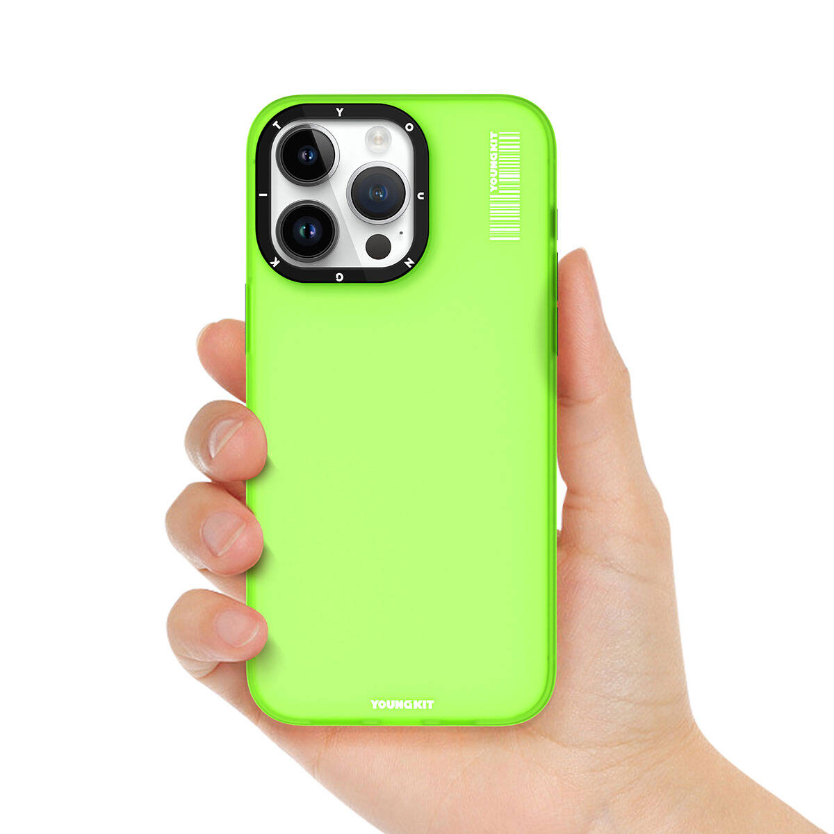 Apple iPhone 15 Pro Case Frosted Matte Design Youngkit Hidden Sand Series Cover Blue 
