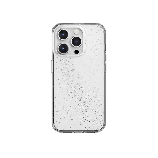 Apple iPhone 15 Pro Kılıf Çift Katmanlı IMD Baskılı Bumper Lisanslı Switcheasy Cosmos Starlight Kapak Renksiz