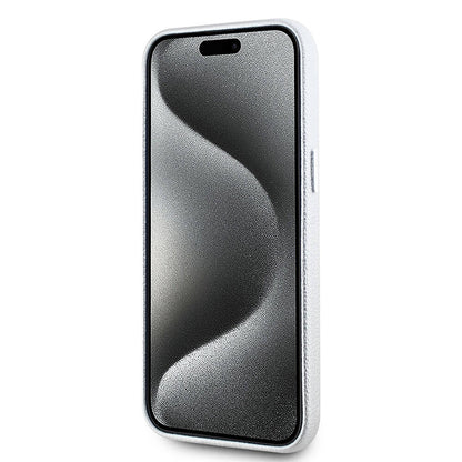 Apple iPhone 15 Pro Kılıf Karl Lagerfeld Orjinal Lisanslı KL Yazılı Hotel Kapak Gri