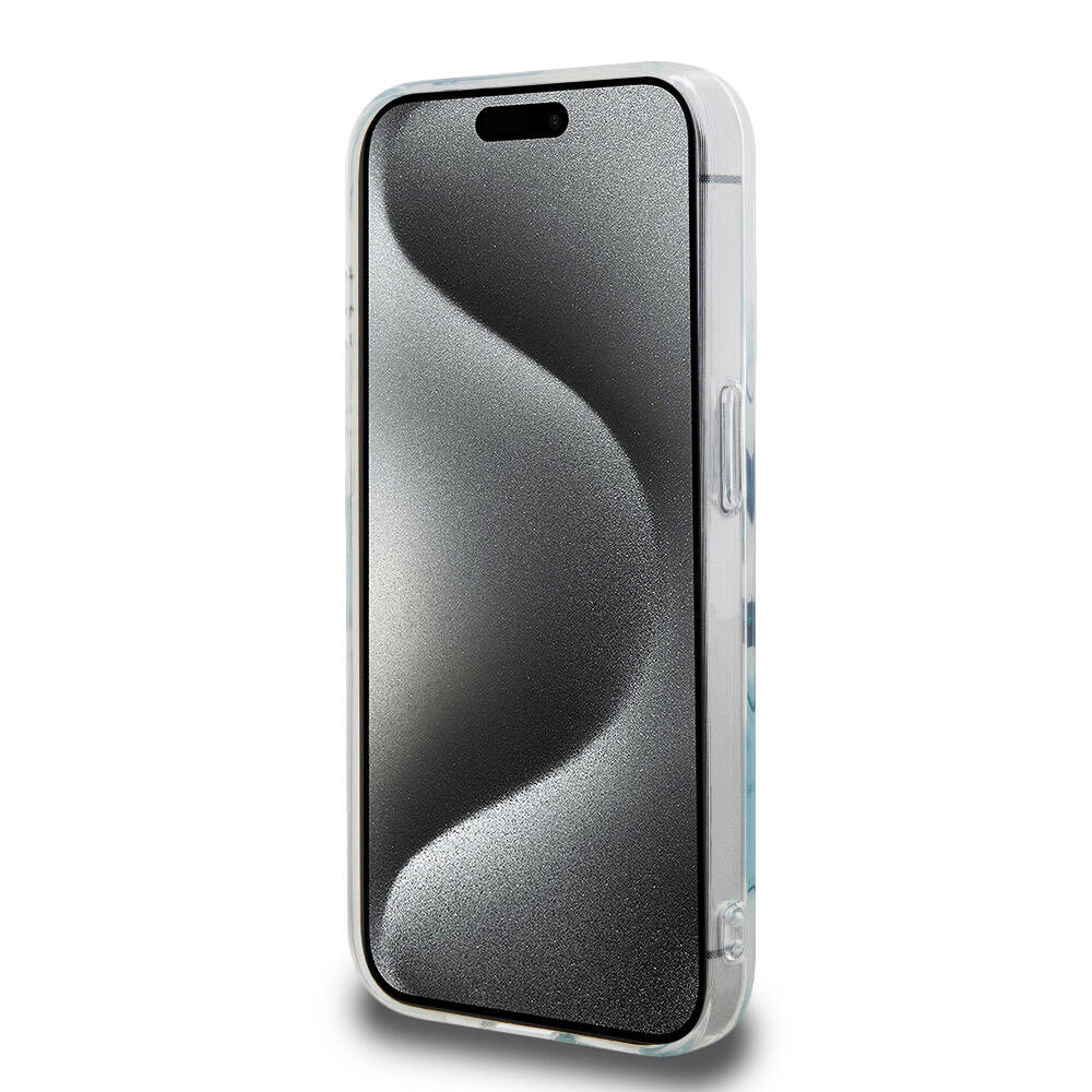 Apple iPhone 15 Pro Kılıf Lacoste Orjinal Lisanslı M-safe Şarj Özellikli Çift Katmanlı Yamalar Desenli Kapak Sarı