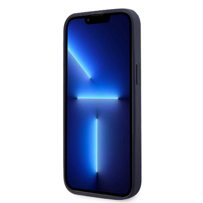 Apple iPhone 15 Pro Kılıf Lacoste Orjinal Lisanslı M-safe Şarj Özellikli PU Deri Görünümlü Kartlıklı Karışık Monogram Desenli Kapak Siyah