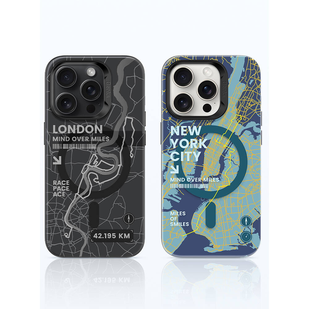 Apple iPhone 15 Pro Case M-safe Charging Feature Benks City Series Cover Black 