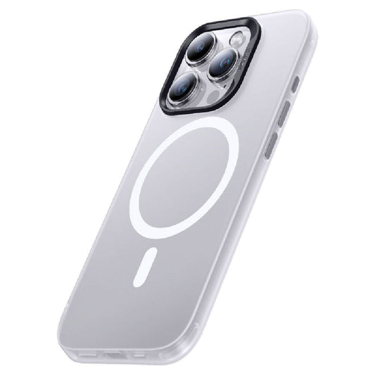 Apple iPhone 15 Pro Case M-Safe Charging Feature Benks Lucid Armor Cover White 