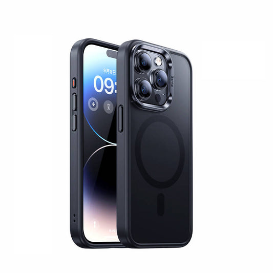 Apple iPhone 15 Pro Case M-safe Charging Feature Benks Mist Protective Cover Black 