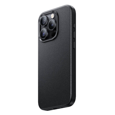 Apple iPhone 15 Pro Case M-safe Charging Feature Benks Vintage Leather Cover Gray 