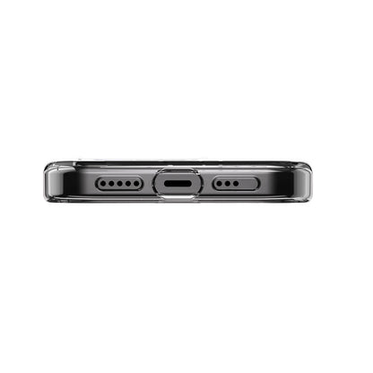 Apple iPhone 15 Pro Kılıf M-safe Şarj Özellikli Çift IMD Baskılı Lisanslı Switcheasy Artist-M Asanoha Kapak Gri