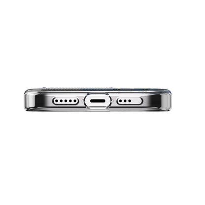Apple iPhone 15 Pro Kılıf M-safe Şarj Özellikli Çift IMD Baskılı Lisanslı Switcheasy Artist-M Veil Kapak Mor