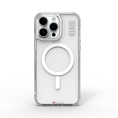 Apple iPhone 15 Pro Kılıf M-safe Şarj Özellikli Şeffaf Transparan Wiwu Turkey D Serisi Kapak