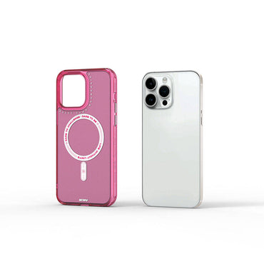 Apple iPhone 15 Pro Case M-safe Charging Feature Wiwu Basic Color J Series Cover Gray 