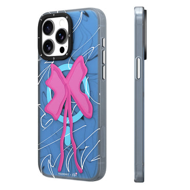Apple iPhone 15 Pro Case M-safe Charging Feature Youngkit Anti-Trend Series Cover Blue 