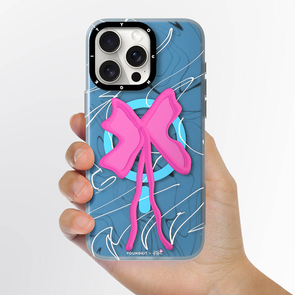 Apple iPhone 15 Pro Case M-safe Charging Feature Youngkit Anti-Trend Series Cover Blue 