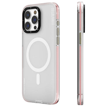 Apple iPhone 15 Pro Kılıf M-safe Şarj Özellikli Youngkit Jiansha Serisi Kapak