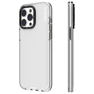 Apple iPhone 15 Pro Case Smooth Flat Back Surface YoungKit Crystal Color Series Cover Pink 