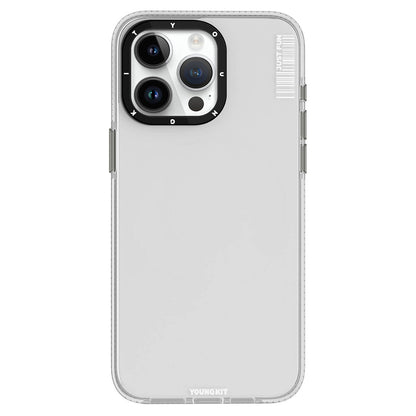 Apple iPhone 15 Pro Kılıf Pürüzsüz Düz Arka Yüzey YoungKit Crystal Color Serisi Kapak