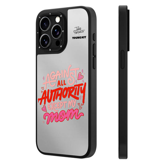 Apple iPhone 15 Pro Case Tobias Fonseca Design Youngkit Mirror Cover Pink 