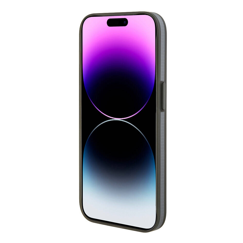 Apple iPhone 15 Pro Kılıf TUMI Orjinal Lisanslı M-safe Şarj Özellikli Buzlu Mat Kapak Mavi