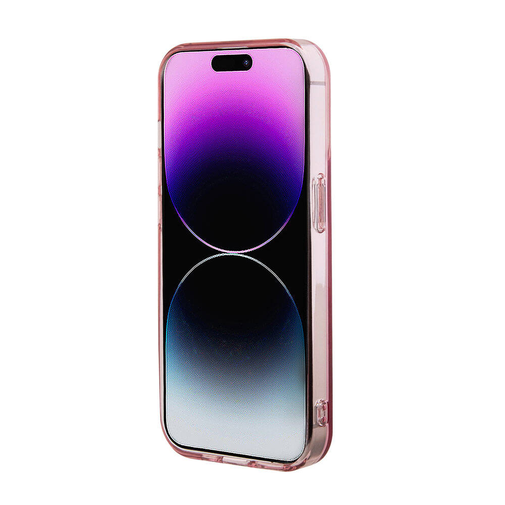 Apple iPhone 15 Pro Kılıf U.S. Polo Assn. Orjinal Lisanslı M-safe Şarj Özellikli Transparan Tasarım Kapak Mavi