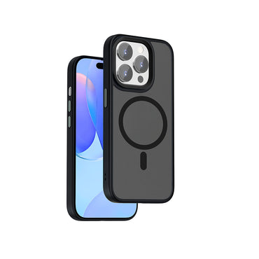 Apple iPhone 15 Pro Case Wiwu FGG-011 M-safe Charging Camera Protection Cover Blue 