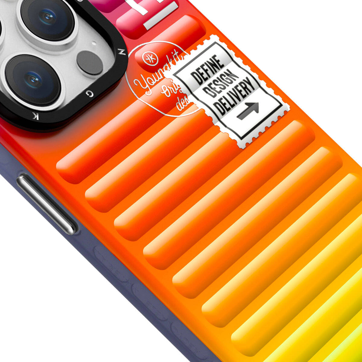 Apple iPhone 15 Pro Case YoungKit The Secret Color Series Cover Blue 