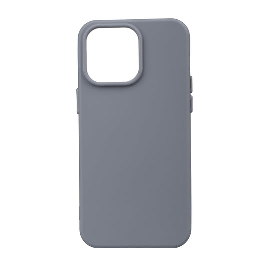 Apple iPhone 15 Pro Case Zore Bias Silicone Gray