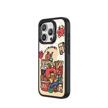 Apple iPhone 15 Pro M-safe Şarj Özellikli Casebang Ahhey Serisi Arka Panel Pembe