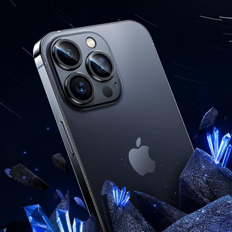 Apple iPhone 15 Pro Max Benks DR Sapphire Camera Lens Protector Silver 