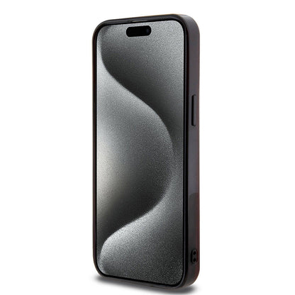 Apple iPhone 15 Pro Max Kılıf AMG Orjinal Lisanslı M-safe Şarj Özellikli Transparan Timeless Kapak Siyah