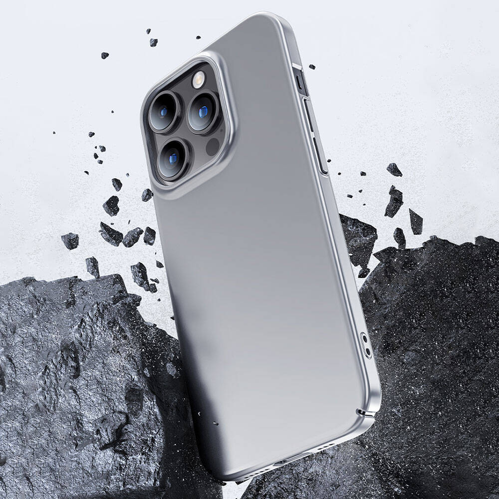Apple iPhone 15 Pro Max Case Benks Ultra Thin PC Cover Gray 