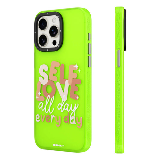 Apple iPhone 15 Pro Max Case Bethany Green Design Youngkit Sweet Language Cover Green 