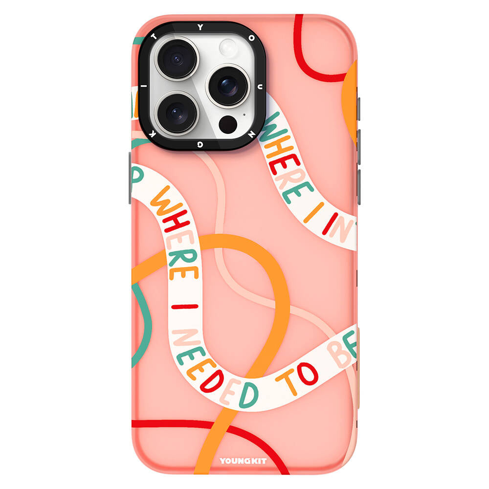 Apple iPhone 15 Pro Max Case Bethany Green Design Youngkit Sweet Language Cover Pink 