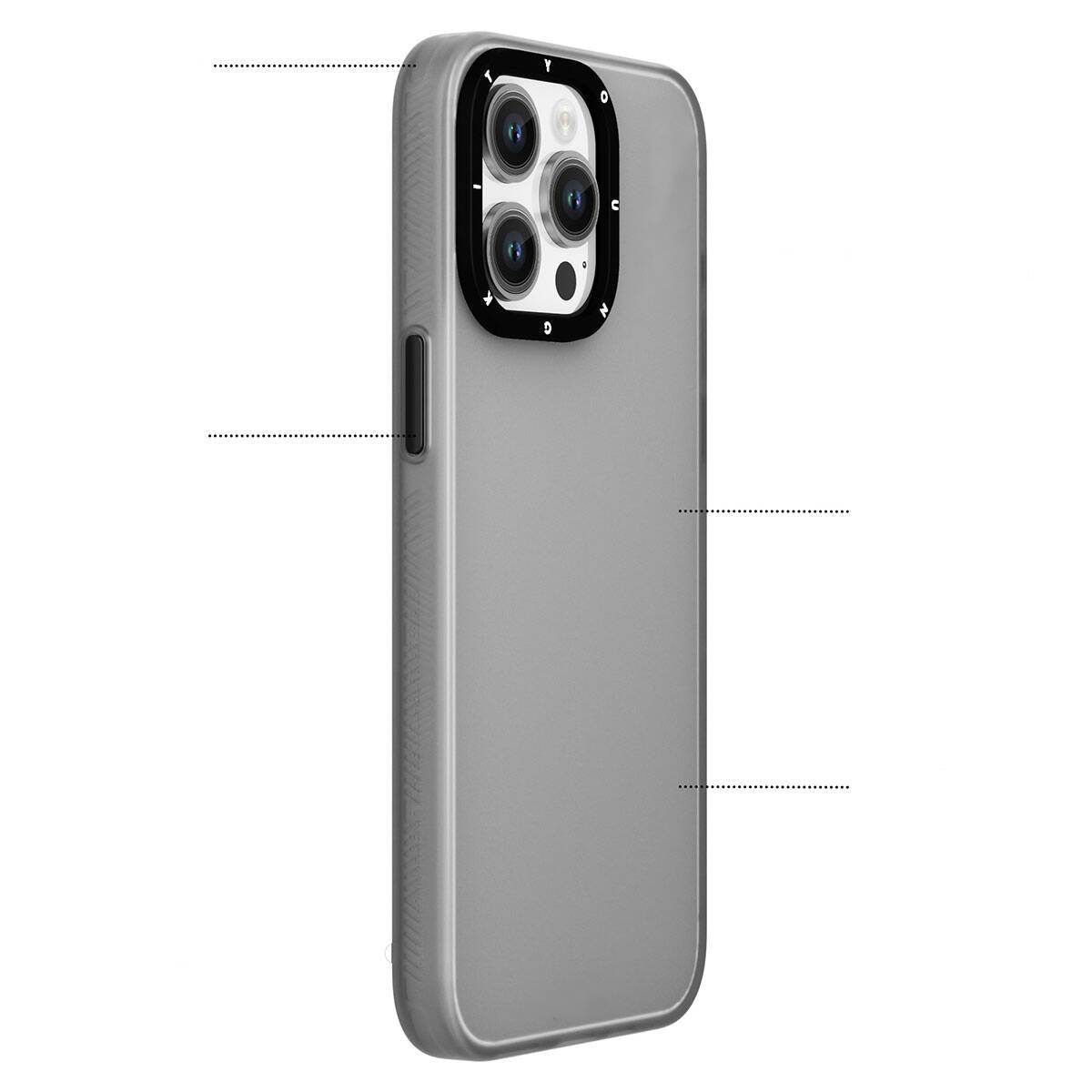 Apple iPhone 15 Pro Max Case Frosted Matte Design Youngkit Hidden Sand Series Cover Green 