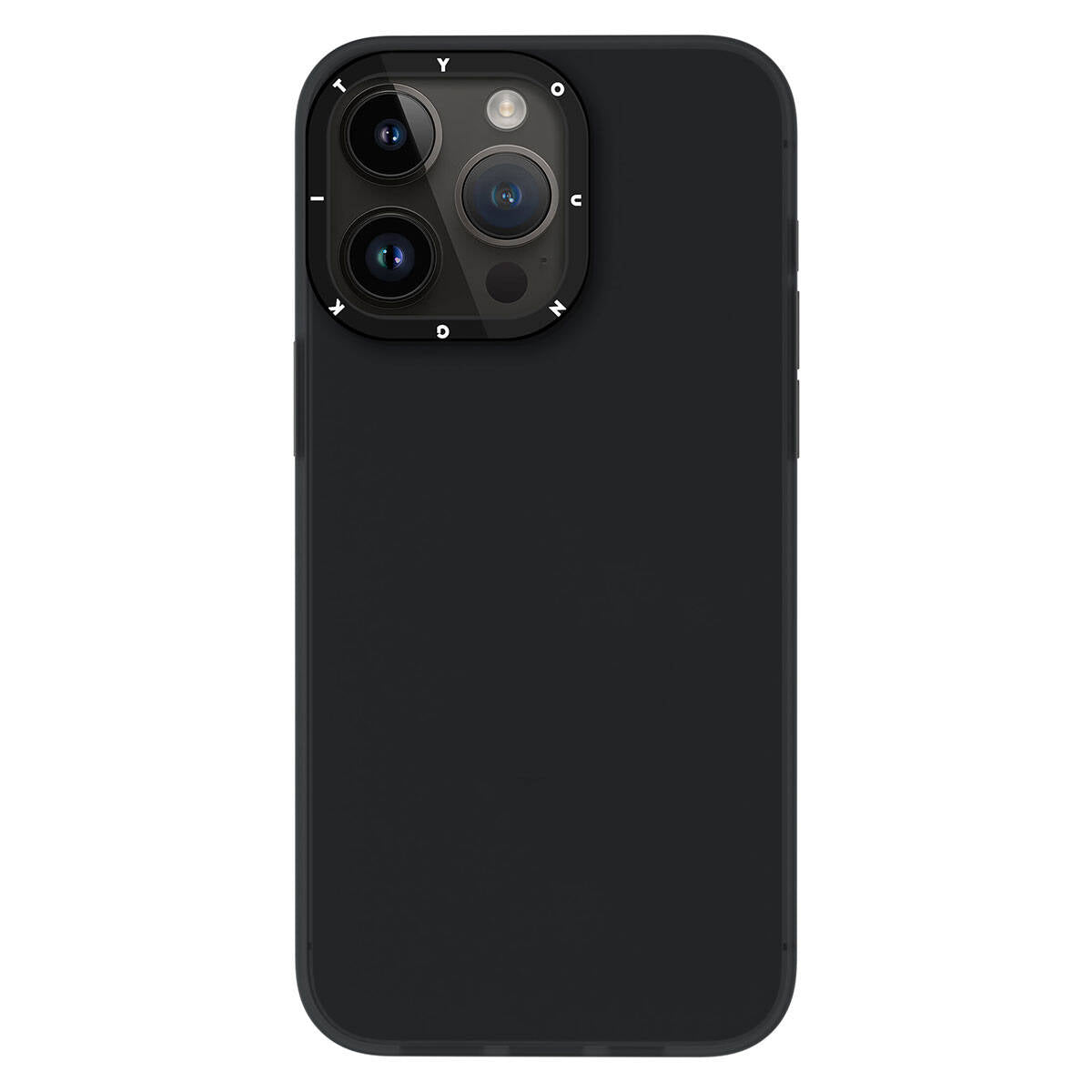 Apple iPhone 15 Pro Max Case Frosted Matte Design Youngkit Hidden Sand Series Cover Black 