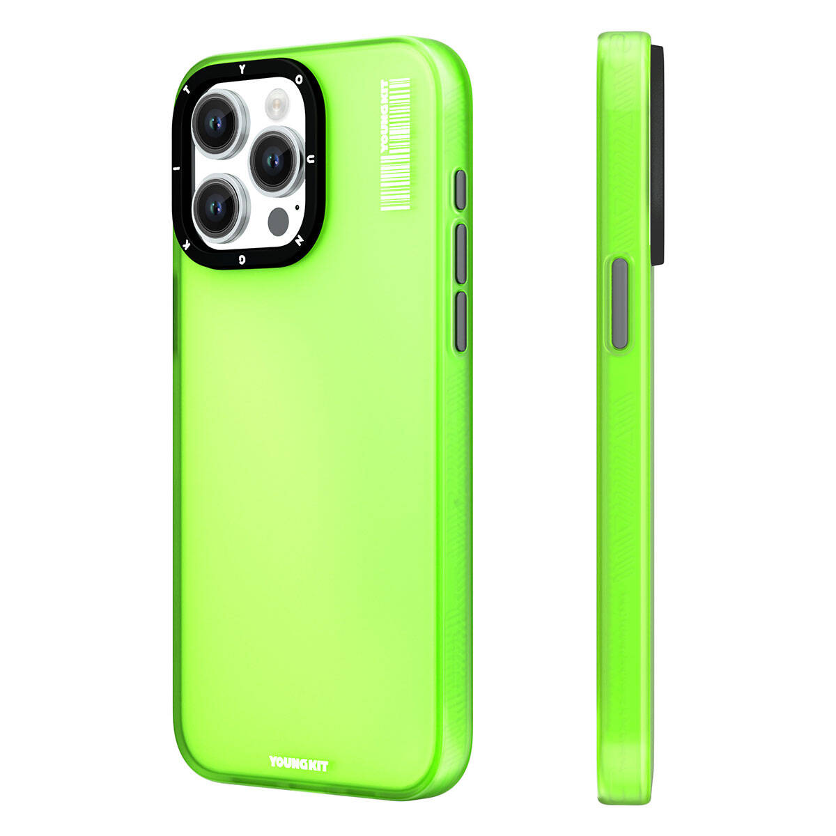 Apple iPhone 15 Pro Max Case Frosted Matte Design Youngkit Hidden Sand Series Cover Green 