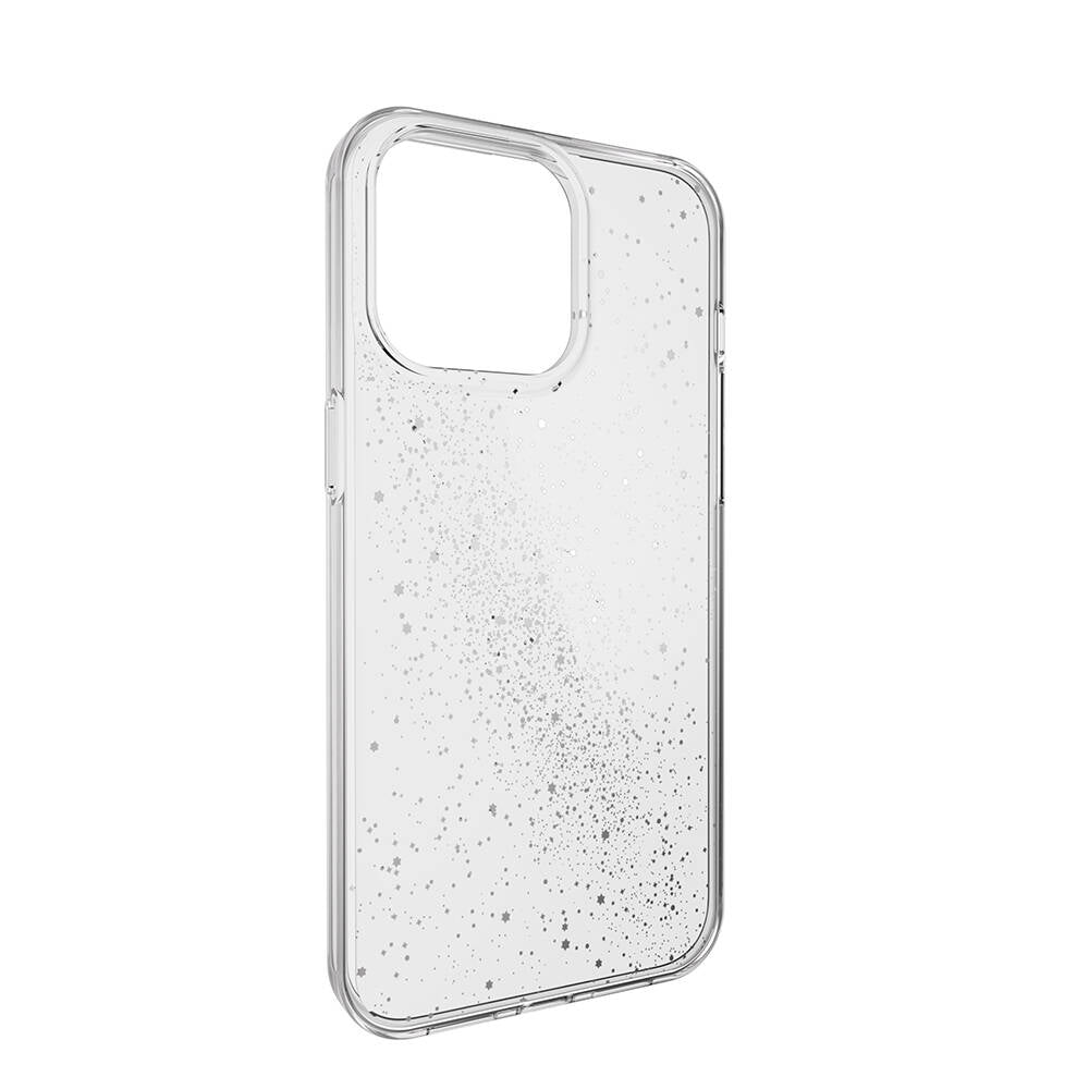 Apple iPhone 15 Pro Max Kılıf Çift Katmanlı IMD Baskılı Bumper Lisanslı Switcheasy Cosmos Starlight Kapak Renksiz