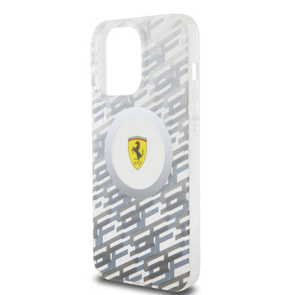 Apple iPhone 15 Pro Max Kılıf Ferrari Orjinal Lisanslı M-safe Şarj Özellikli Multi SF Kapak Kırmızı