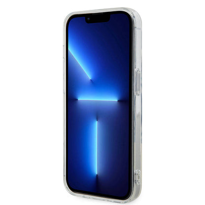 Apple iPhone 15 Pro Max Kılıf Karl Lagerfeld IML C Monogram Orjinal Lisanslı Kapak Renksiz