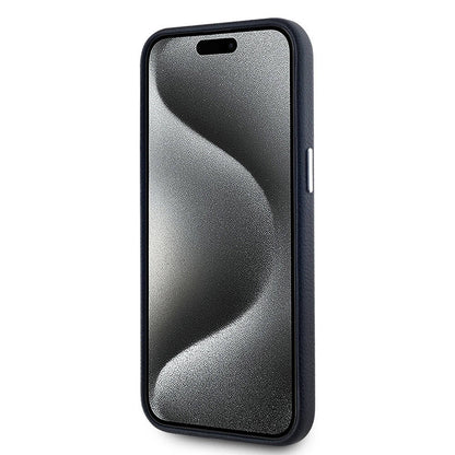 Apple iPhone 15 Pro Max Kılıf Karl Lagerfeld Orjinal Lisanslı KL Yazılı Hotel Kapak Siyah
