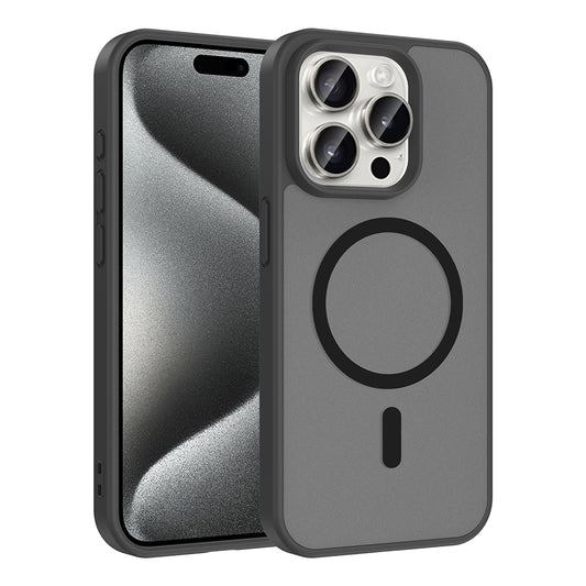 Apple iPhone 15 Pro Max Kılıf M-safe Şarj Özellikli Zore Babet Kapak