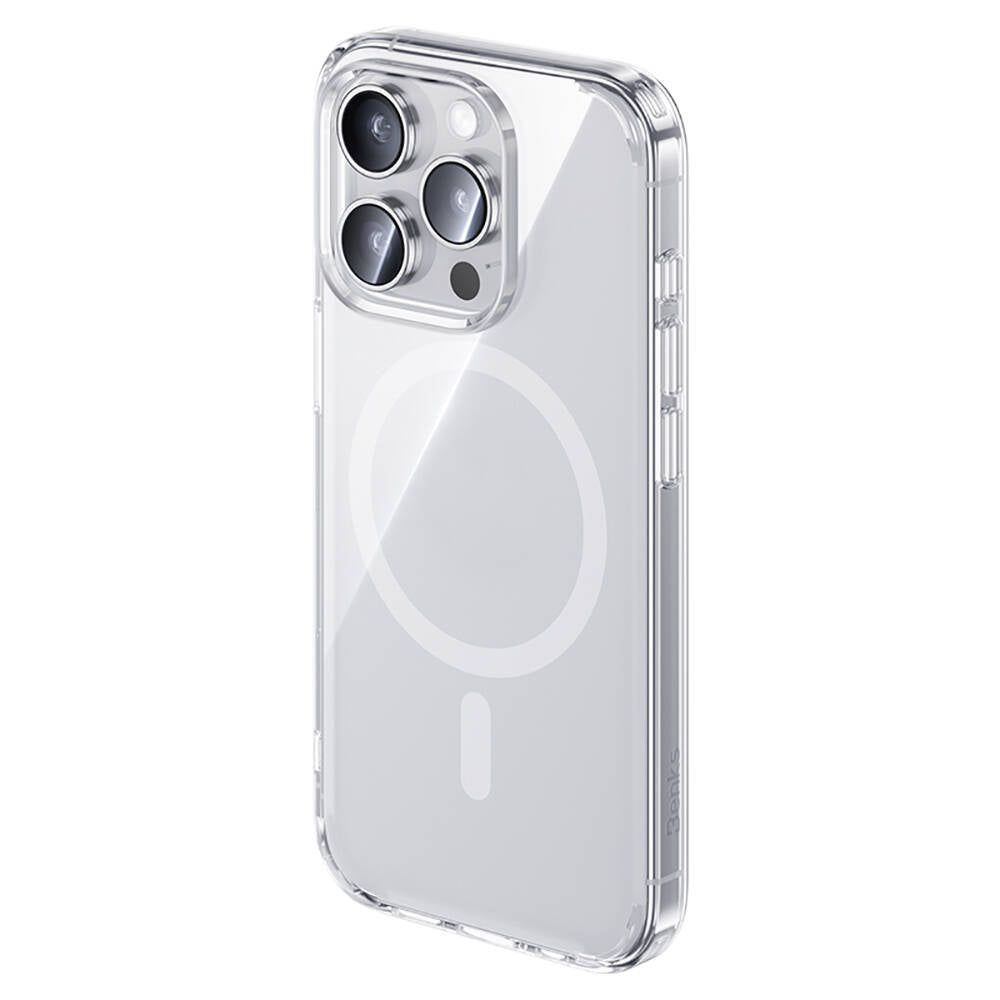 Apple iPhone 15 Pro Max Case M-safe Charging Feature Airbag Transparent Benks LucentPro Series Cover Transparent 