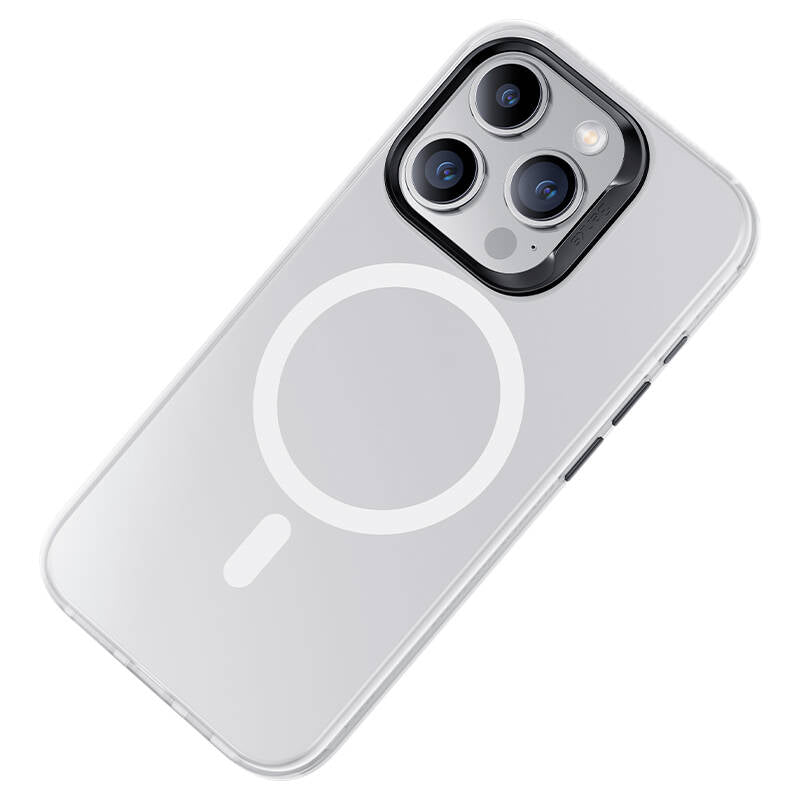 Apple iPhone 15 Pro Max Case M-Safe Charging Feature Benks Lucid Armor Cover Gray 