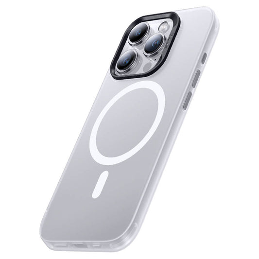 Apple iPhone 15 Pro Max Case M-Safe Charging Feature Benks Lucid Armor Cover White 