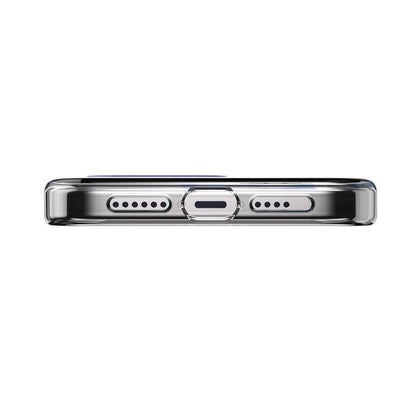 Apple iPhone 15 Pro Max Kılıf M-safe Şarj Özellikli Çift IMD Baskılı Lisanslı Switcheasy Artist-M Veil Kapak Mor